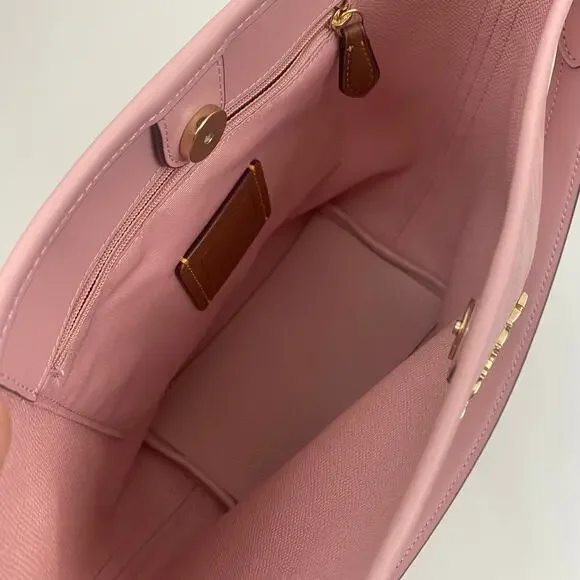 Coach CT800 City In Signature Canvas Powder Pink Bucket Bag - Picture 10 of 15